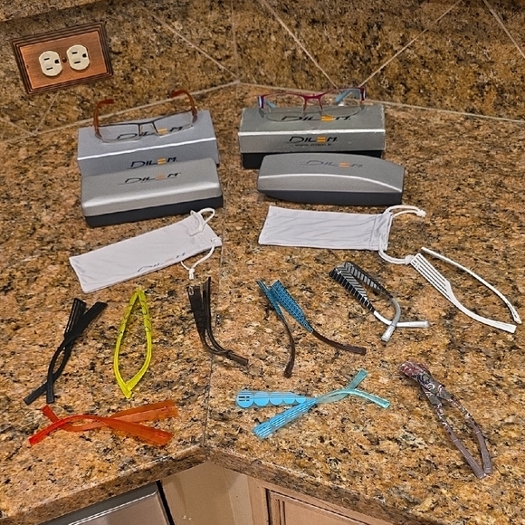 DILEM Eyeglasses/Interchangeable Branches Bundle - Picture 1 of 12